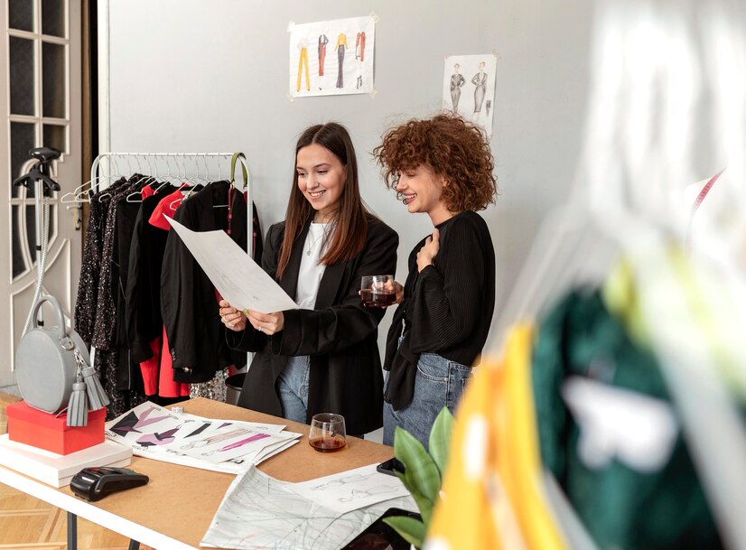 clothes-designers-working-store